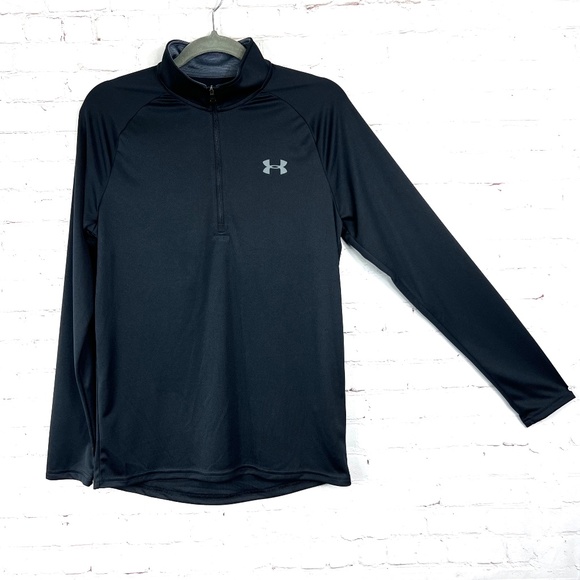 Under Armour Other - |•UNDER ARMOUR•| Black Loose Fit Heatgear Active Pullover